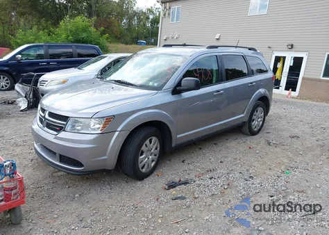 2017 Dodge Journey Se z USA, uszkodzony, nr VIN 3C4PDCAB1HT633612